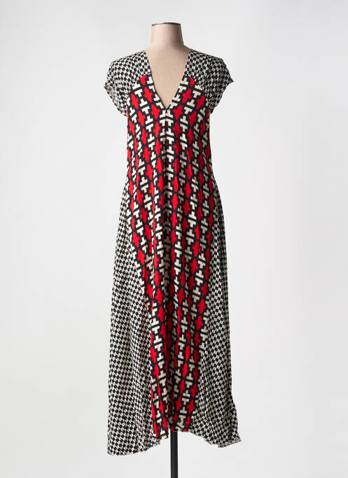 Rochie lungă roșu APRIL VINTAGE femeie