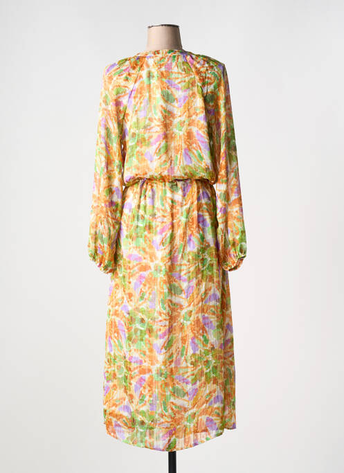 Rochie midi portocaliu IVIVI femeie