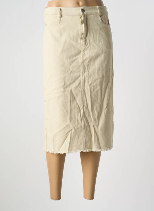 Fustă midi bej JUBYLEE femeie