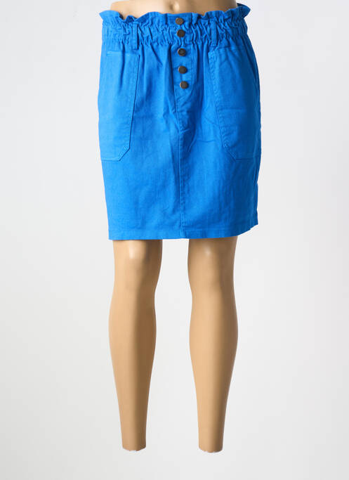 Fustă scurtă albastru APRIL VINTAGE femeie