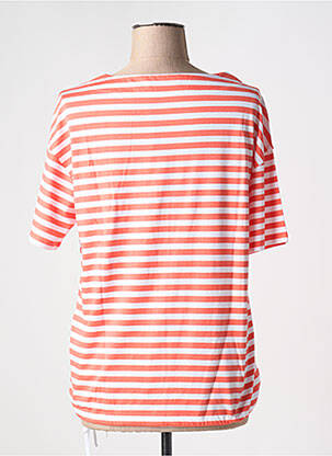 Tricou serigrafie cu strasuri mâneci scurte portocalie BETTY BARCLAY femeie