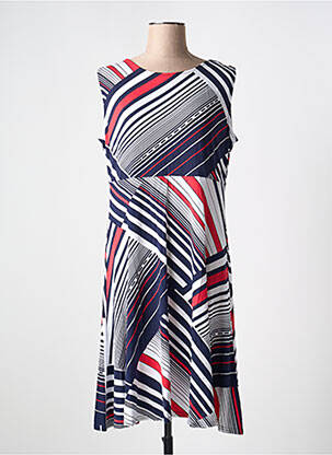 Rochie midi albastru MARBLE femeie