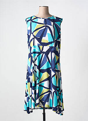 Rochie midi albastru MARBLE femeie