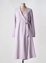Halat de baie țesătură jersey violet BISBIGLI femme