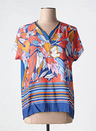 Tricou guler în v mâneci scurte albastru BETTY BARCLAY femeie