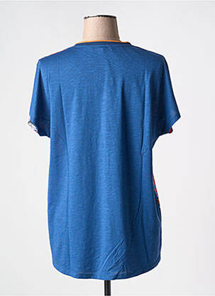 Tricou guler în v mâneci scurte albastru BETTY BARCLAY femeie