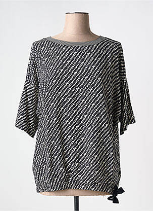 Tricou mâneci 3/4 mâneci 3/4 negru FRANK WALDER femeie