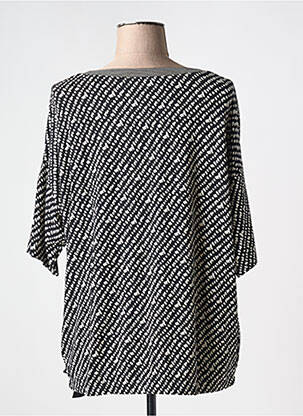 Tricou mâneci 3/4 mâneci 3/4 negru FRANK WALDER femeie