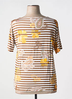 Tricou croială cambrată mâneci scurte maro BETTY BARCLAY femeie