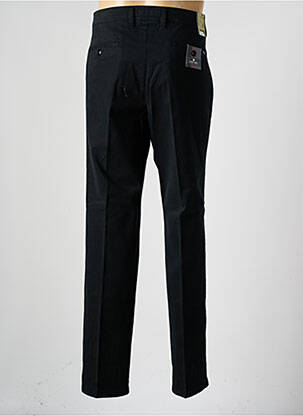 Pantalon chino țesătură poplin mărime normală negru PIONIER bărbat