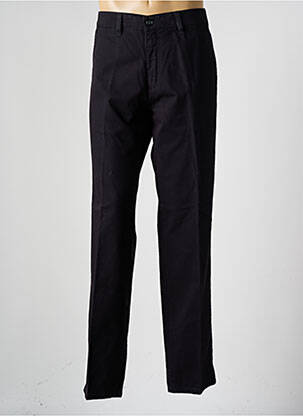 Pantalon chino țesătură poplin mărime normală negru PIONIER bărbat