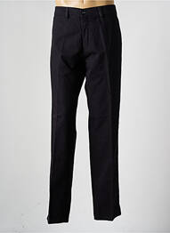 Pantalon chino țesătură poplin mărime normală negru PIONIER homme