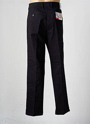 Pantalon chino țesătură poplin mărime normală negru PIONIER bărbat