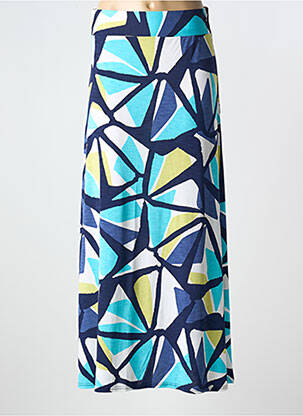 Fustă lungă albastru MARBLE femeie