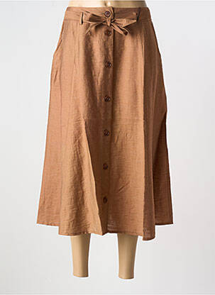 Fustă lungă maro BETTY BARCLAY femeie