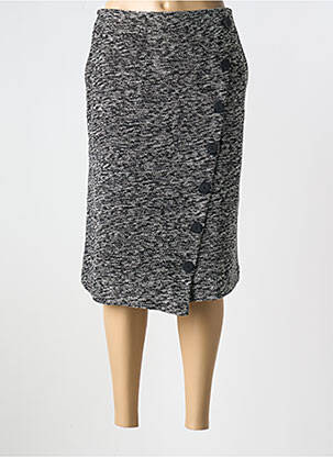 Fustă midi negru MARBLE femeie