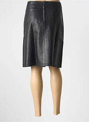 Fustă midi talie cu cleme negru MORE & MORE femeie