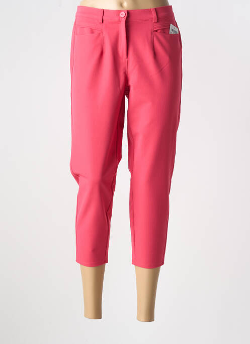 Pantalon trei sferturi roz FRANK WALDER femeie