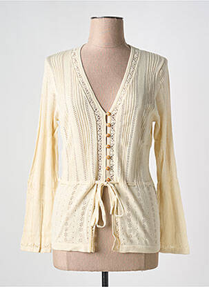 Vestă cu mâneci lungi bej JENSEN femeie