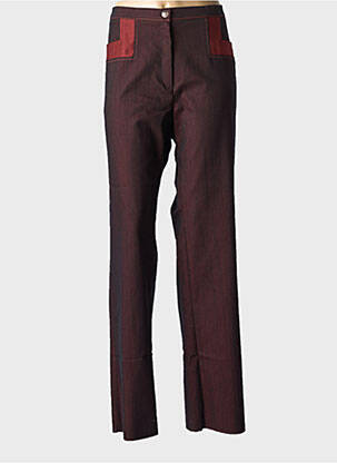 Pantalon drept portocaliu GRIFFON femeie