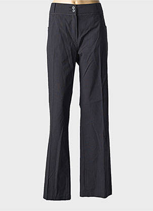 Pantalon drept talie cu cleme talie înaltă gri JENSEN femeie