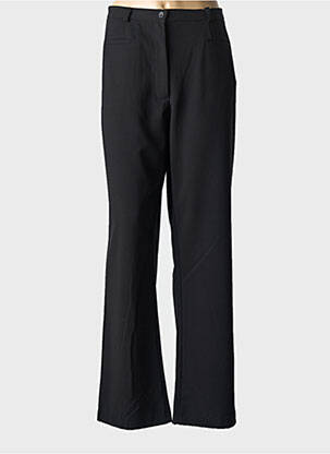 Pantalon drept talie cu cleme talie înaltă negru JENSEN femeie