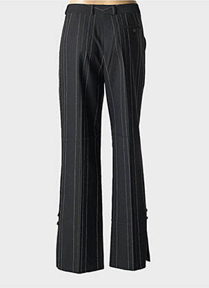 Pantalon evazat talie cu cleme talie înaltă negru CERO femeie