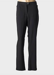 Pantalon drept țesătură crep mărime normală negru JENSEN femme