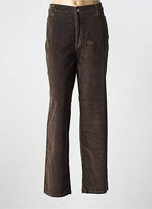 Pantalon drept elasticitate mărime normală maro FELINO femeie
