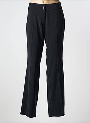 Pantalon evazat talie cu cleme talie înaltă negru CERO femeie