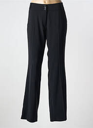 Pantalon evazat talie cu cleme talie înaltă negru CERO femeie