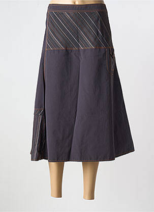 Fustă midi maro MEGAN PARIS femeie