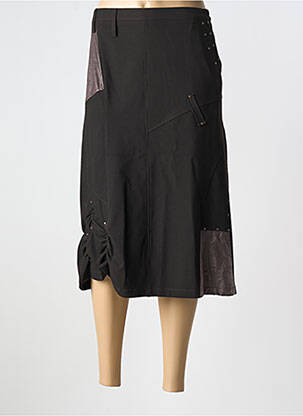 Fustă midi maro GRIFFON femeie