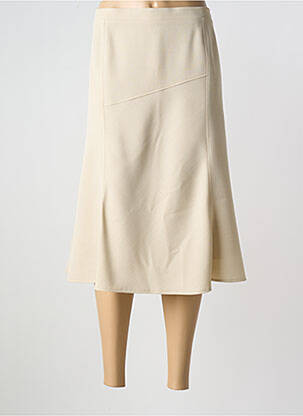 Fustă midi bej GRIFFON femeie