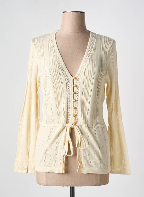 Vestă cu mâneci lungi bej JENSEN femeie