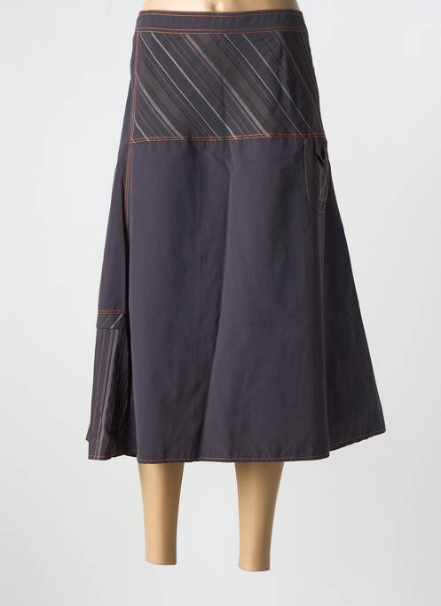 Fustă midi maro MEGAN PARIS femeie