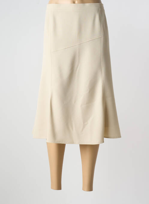 Fustă midi bej GRIFFON femeie