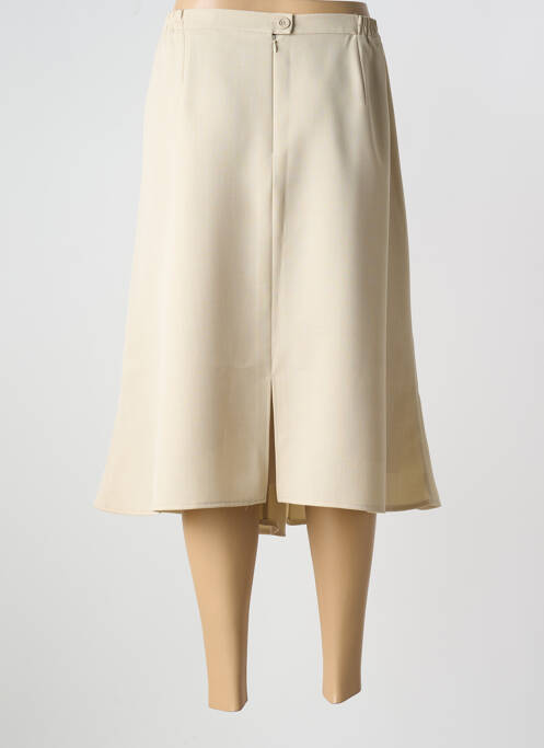 Fustă midi bej GRIFFON femeie