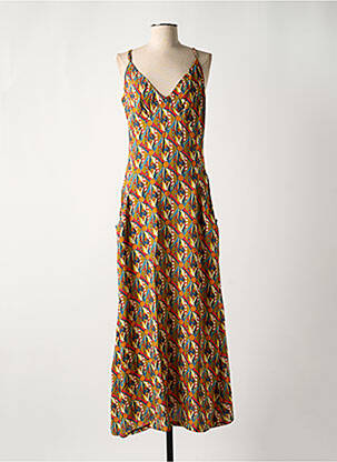 Rochie lungă portocaliu KALI YOG femeie