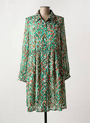 Rochie midi verde LILIE PLUS femeie