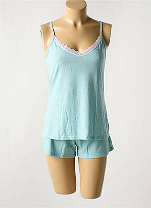 Pijamale scurte albastru MASSANA femeie