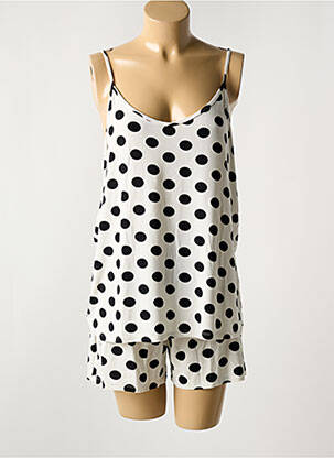 Pijamale scurte alb MASSANA femeie