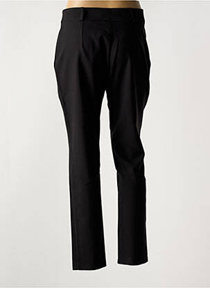 Pantalon slim țesătură poplin mărime normală negru HALOGENE femeie
