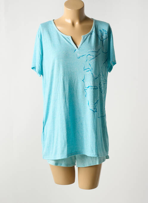 Pijamale scurte albastru MASSANA femme