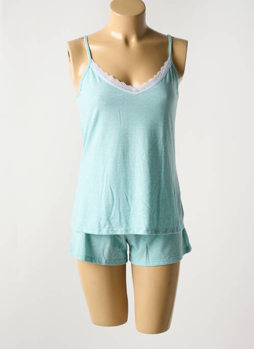 Pijamale scurte albastru MASSANA femeie