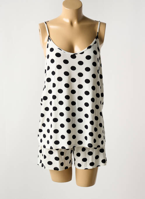 Pijamale scurte alb MASSANA femeie