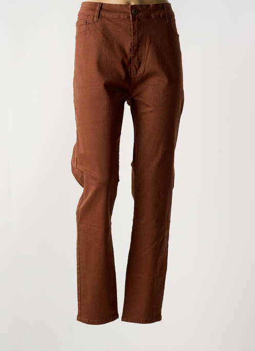 Pantalon drept maro VOGGO femeie