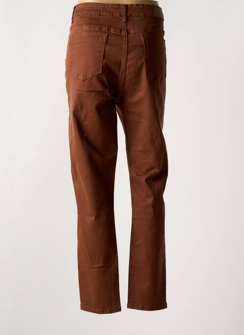 Pantalon drept maro VOGGO femeie
