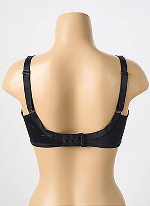 Sutien efect material satinat sutien cupe întregi cu decolteu înalt negru CHANTELLE femeie