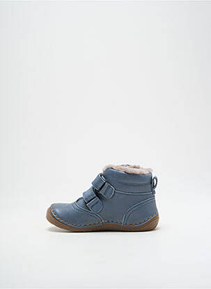 Botine/ghete material neted vârf rotund albastru FRODDO băiat